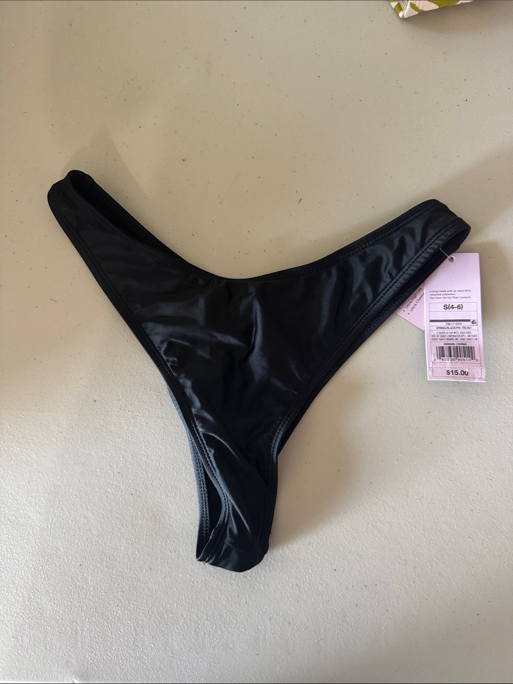 wild fable Black High-Cut Bikini Bottom